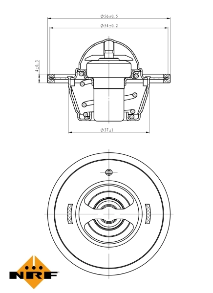 Термостат в зборі Ford Transit III