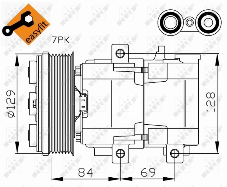 Купити Компресор кондиціонера Ford Transit VI V347/8