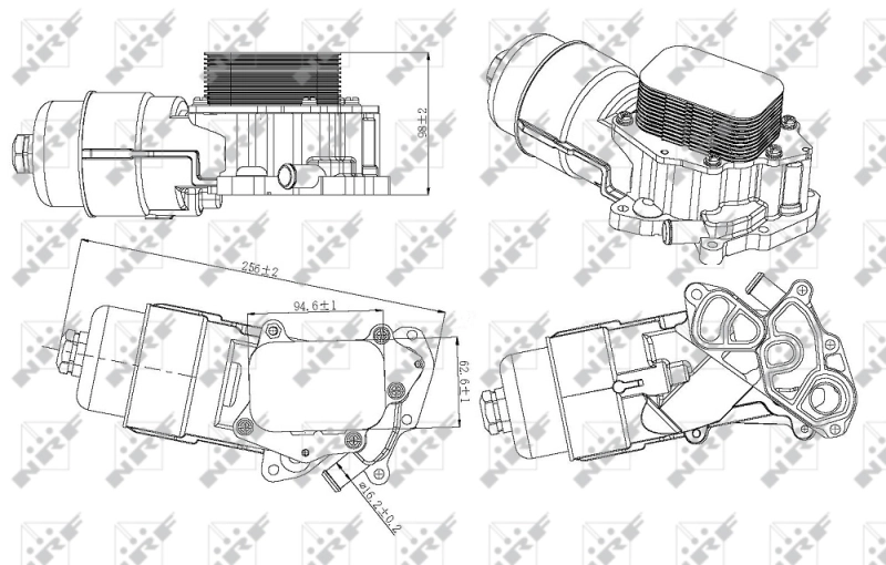 Корпус масляного фільтра Fase 11223001 ціна, від 21.23 USD