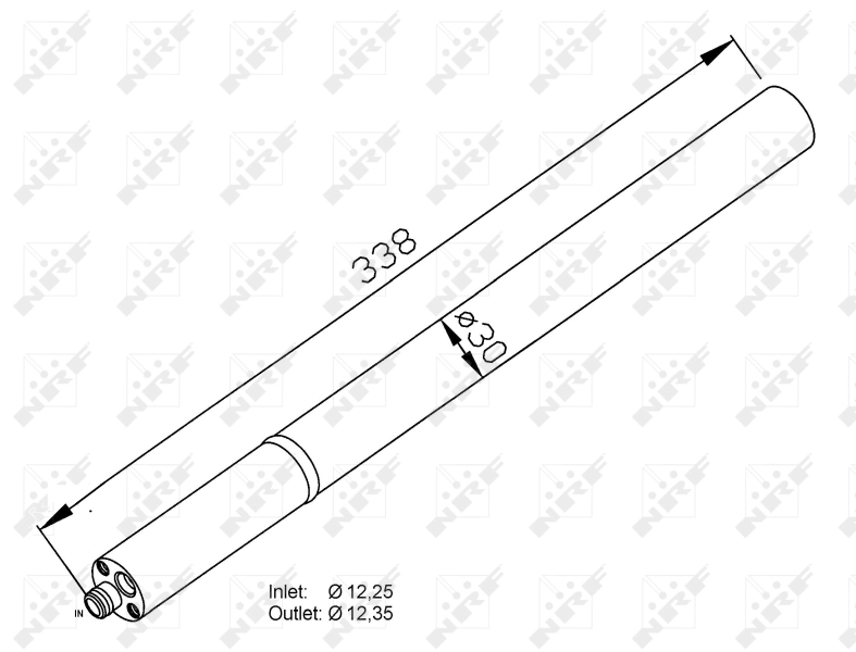 Ресивер-осушувач кондиціонера 33211 NRF