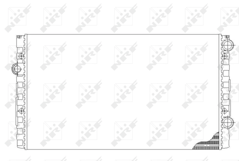 Радіатор 50454 NRF