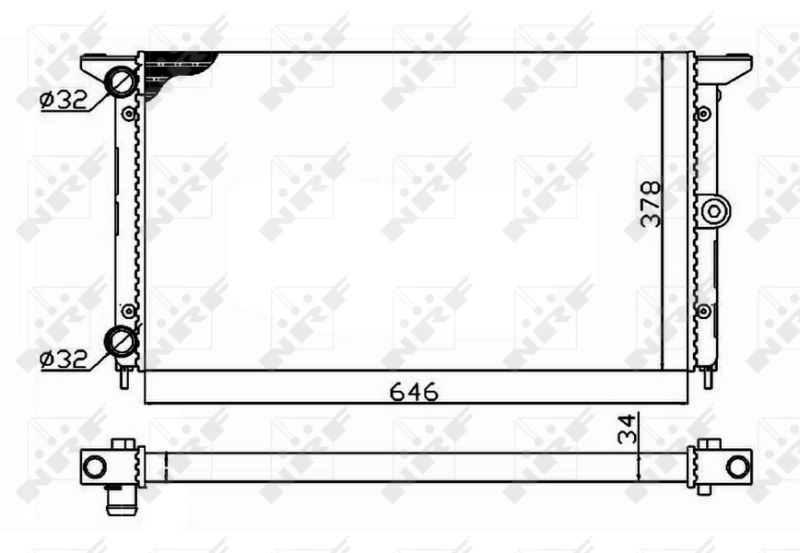 Радіатор основний Starline VWA2134 ціна, від 51.83 USD