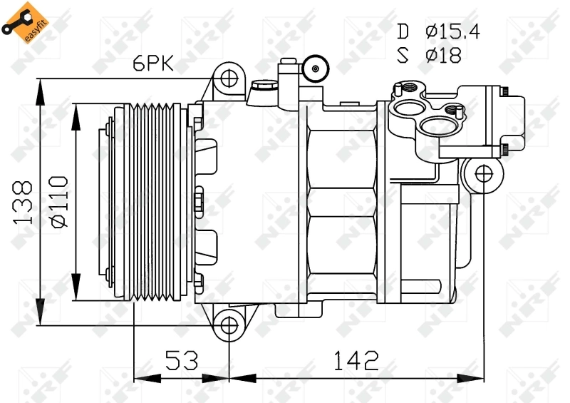  Компресор кондиціонера BMW X3 