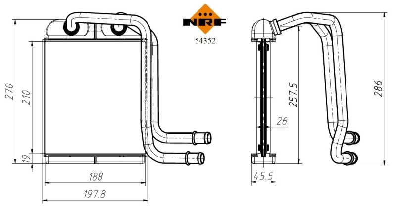 Купити BR458 Magneti Marelli Теплообмінник