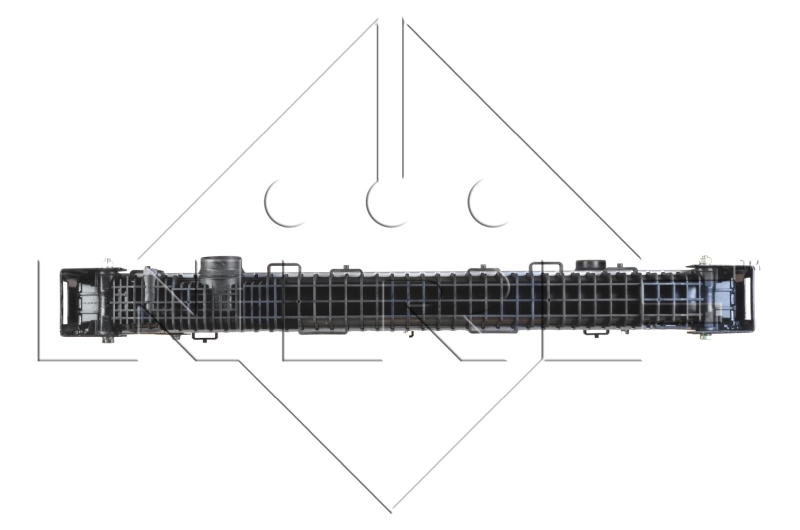 Радіатор основний NRF 56138 ціна, від 591.79 USD
