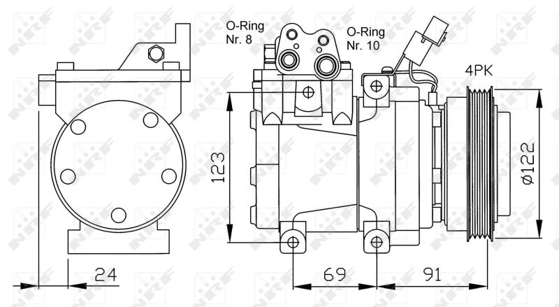 Насос кондиціонера NRF 32205