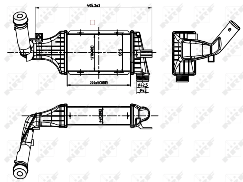 5508J82 Polcar Охолоджувач наддувочного повітря