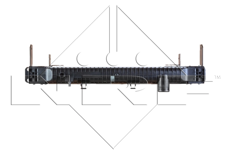Радіатор основний NRF 58404 ціна, від 364.94 USD