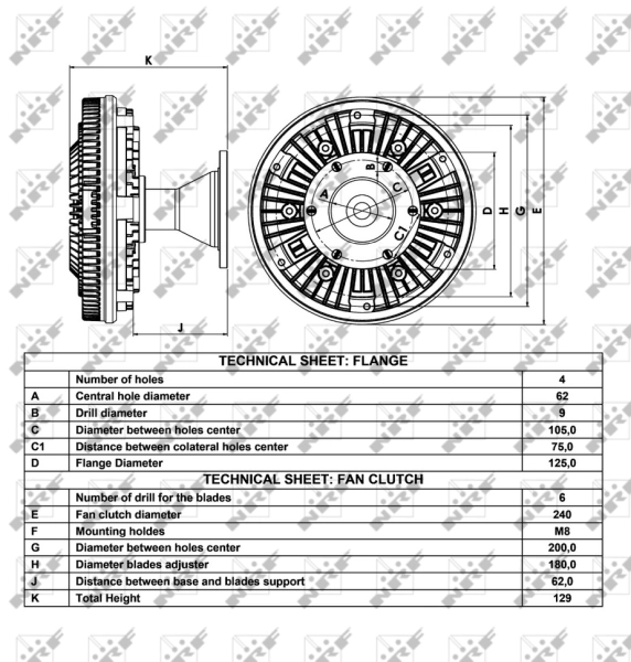 В'язкова муфта вентилятора Iveco 99487209 ціна, від 214.86 USD