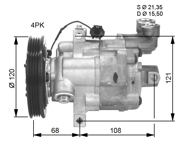 Компресор кондиціонера TKK031 Polcar