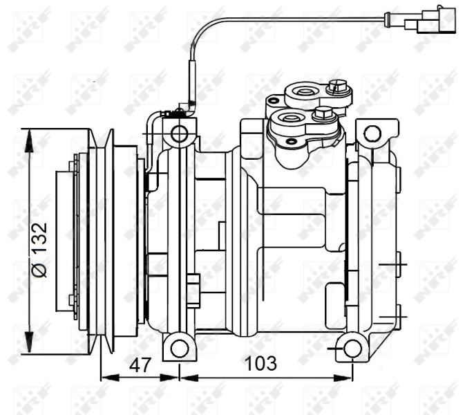Компресор кондиціонера G117551020100 Fendt