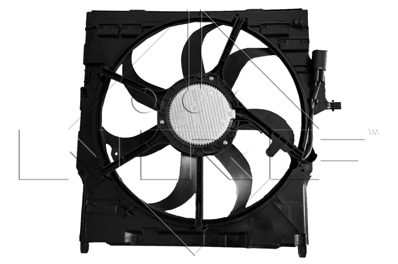 20T123W1S Polcar Дифузор радіатора охолодження, в зборі з мотором і крильчаткою