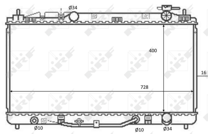 Радіатор основний Koyorad A13368 ціна, від 88.78 USD