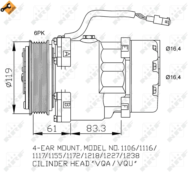 Компресор кондиціонера CKK014 Polcar