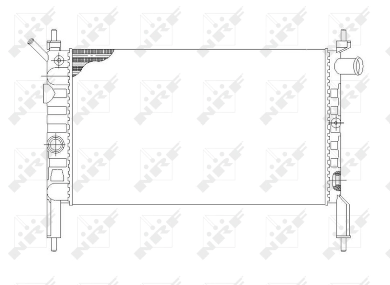 Купити 58930 NRF Радіатор двигуна