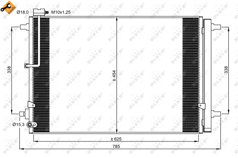 Купити AC830198 Maxgear Радіатор системи охолодження кондиціонера