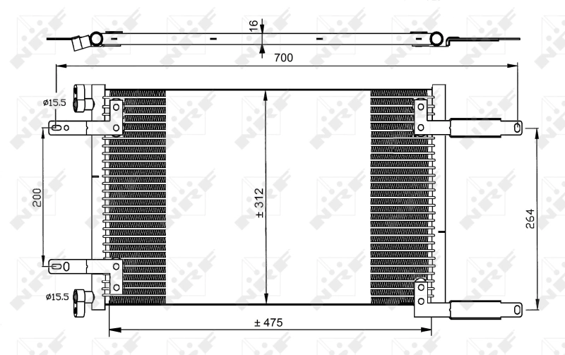 Конденсатор кондиціонера Polcar 3040K82X ціна, від 52.89 USD