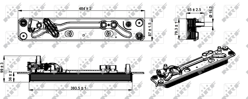 Радіатор охолодження, АКПП AND 3M115015 ціна, від 111.19 USD