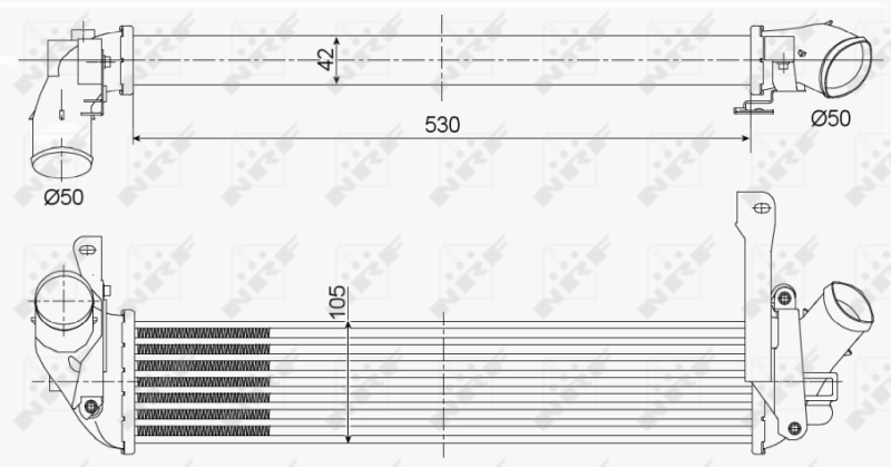 Система охолодження наддувочного повітря Renault Kangoo I мінівен (KC0, KC1) (1998 - 2008) ціна, від 74.25 USD