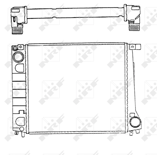 Радіатор охолодження NRF 51349
