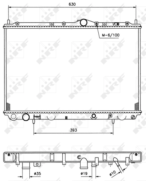 Радіатор PL031179 Koyo
