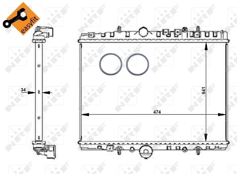 Радіатор 233208A4 Polcar