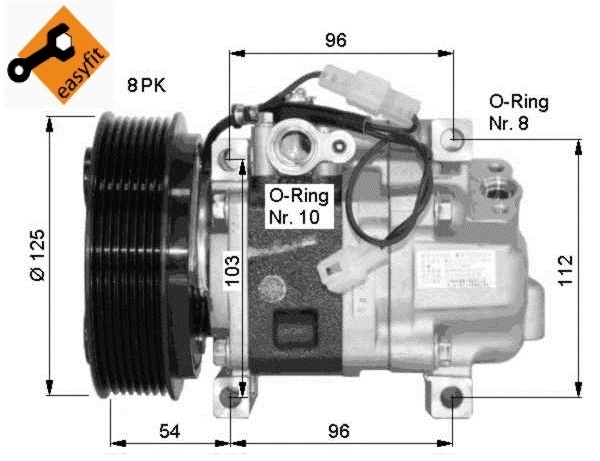 Компресор кондиціонера CKK048 Polcar