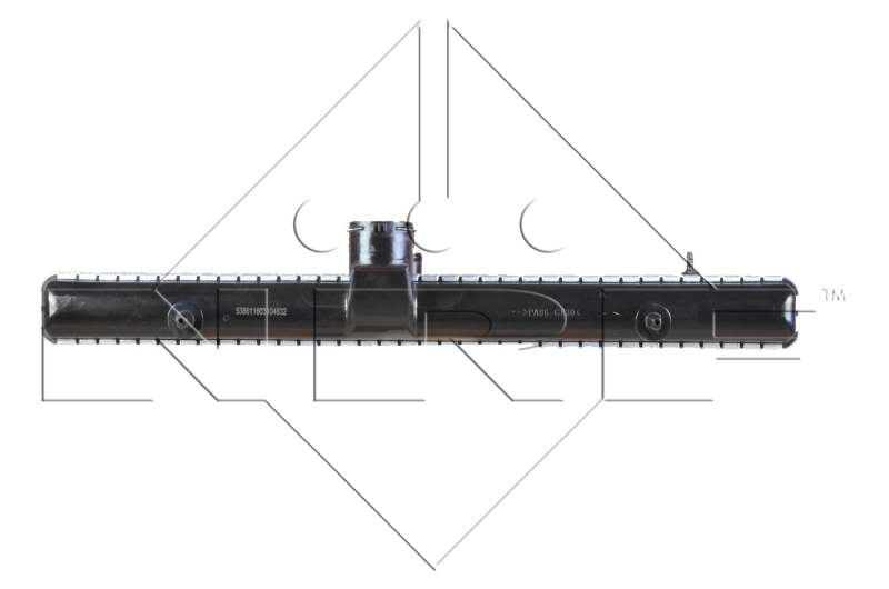 Радіатор основний NRF 53861 ціна, від 92.66 USD