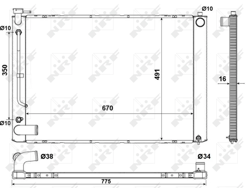 Купити A2688 Koyorad Радіатор двигуна