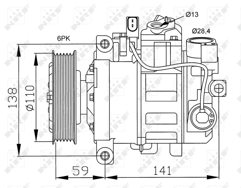 Насос кондиціонера NRF 32229