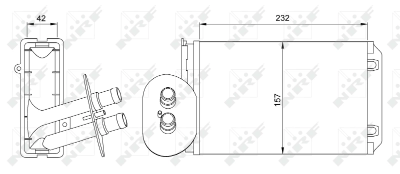 Радіатор пічки (обігрівача) Zilbermann 04889 ціна, від 15.68 USD