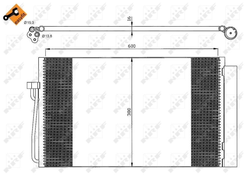 Купити 42260022 AND Радіатор системи охолодження кондиціонера