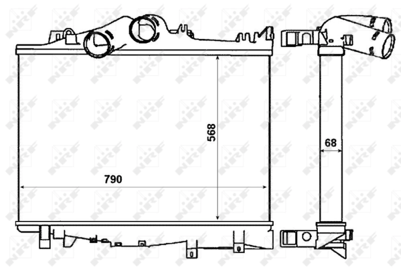 Інтеркулер A9735010301 Mercedes