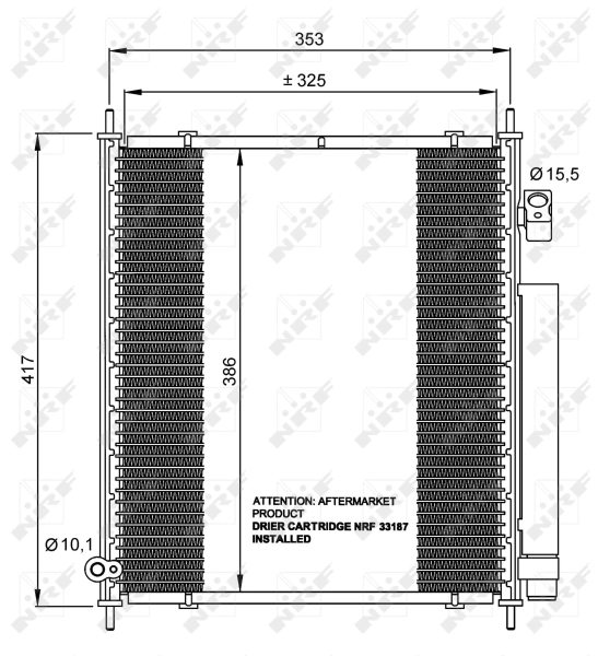 Конденсатор кондиціонера AVA HD5197DAVA ціна, від 72.45 USD