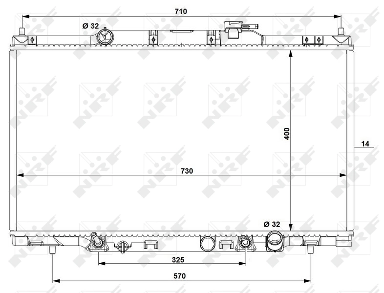 Радіатор основний Polcar 3876082 ціна, від 69.43 USD