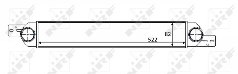 818661 VALEO Охолоджувач наддувочного повітря