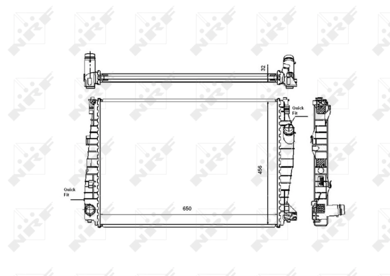Радіатор основний Magneti Marelli BM1520 ціна, від 92.62 USD