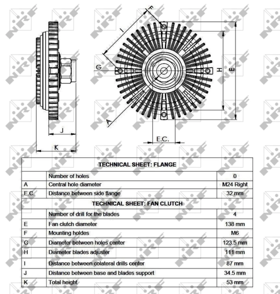 В'язкова муфта вентилятора Turkey 6176701 ціна, від 42.53 USD