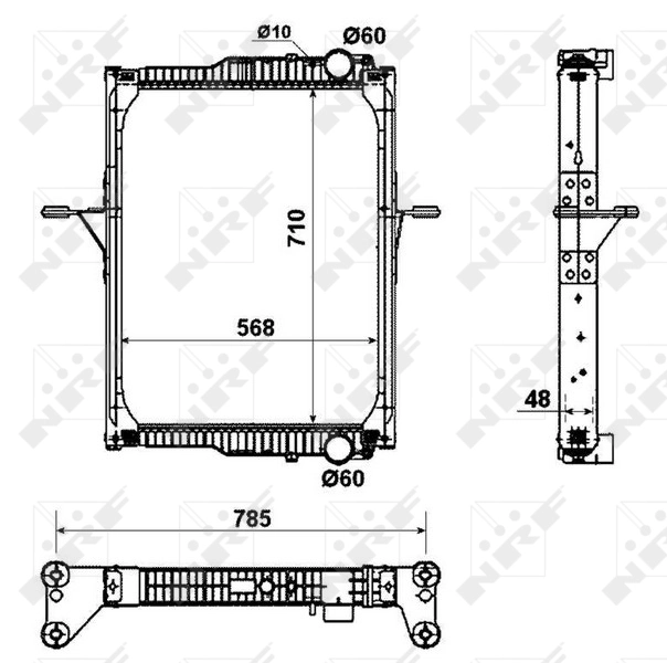 Радіатор охолодження Volvo 20810091