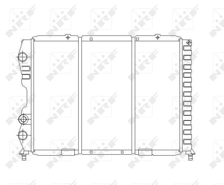 Купити 143708A1 Polcar Радіатор двигуна