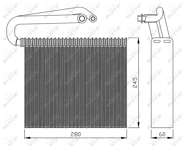 Випарник Polcar 5518P81