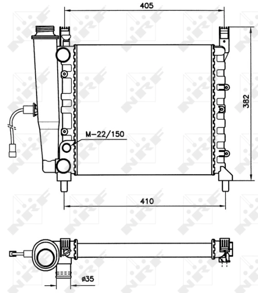 Купити Радіатор Fiat Uno  146A