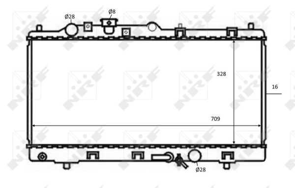 ZL0115200 Mazda Радіатор охолодження двигуна
