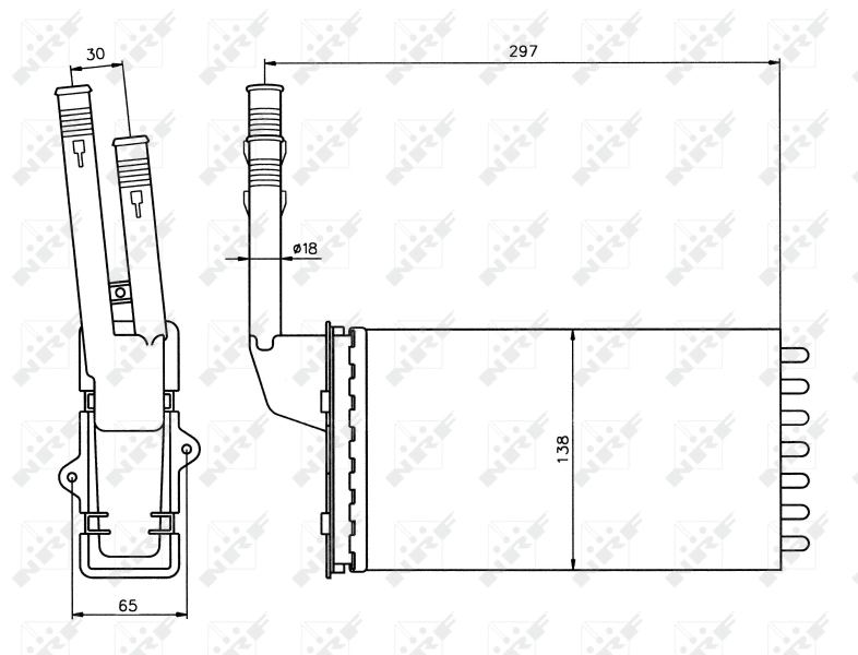 Радіатор обігрівача Polcar 2304N83