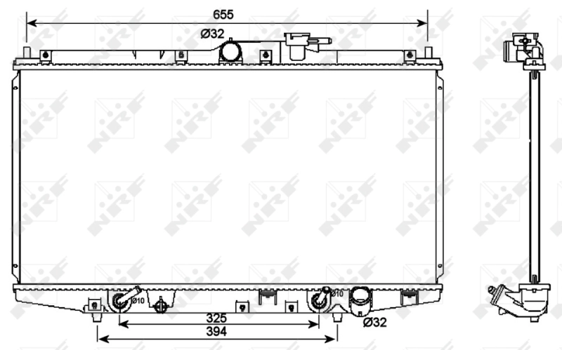 Радіатор основний Polcar 3818083 ціна, від 72.83 USD
