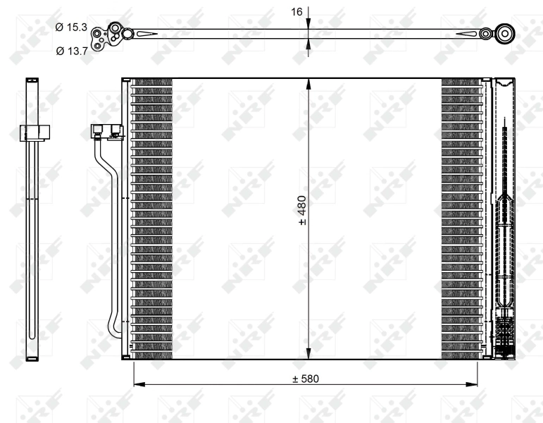 Конденсатор кондиціонера Koyorad CD420849 ціна, від 97.94 USD