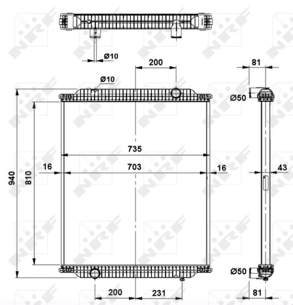 Радіатор 5001866239 Renault (RVI)