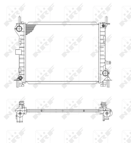 BM1603 Magneti Marelli Радіатор охолодження двигуна