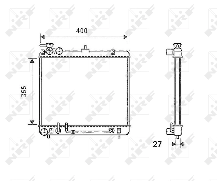 Радіатор охолодження NRF 53256