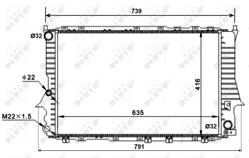Радіатор охолодження Magneti Marelli BM1899